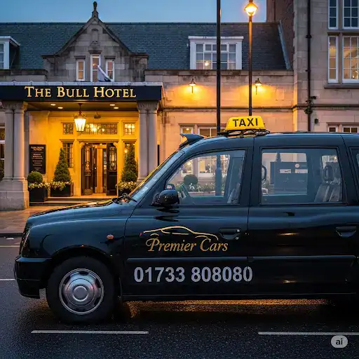 Taxi Near The Bull Hotel Peterborough